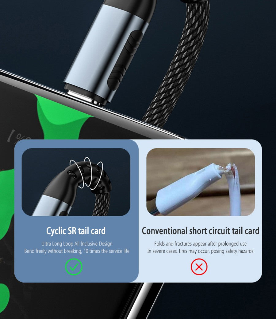 Cable de Carga Ultra Rápida UGOURD PD240W Tipo USB C, Cable Cargador Tipo C de 100W para iPhone 15, Xiaomi, MacBook Pro con Chip E-Marker