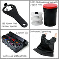 135 Kit de desarrollo de sala oscura Procesamiento de película 120 135 35 mm 8x Lupa Abridor Temporizador 135 Caja de película Abridor de película