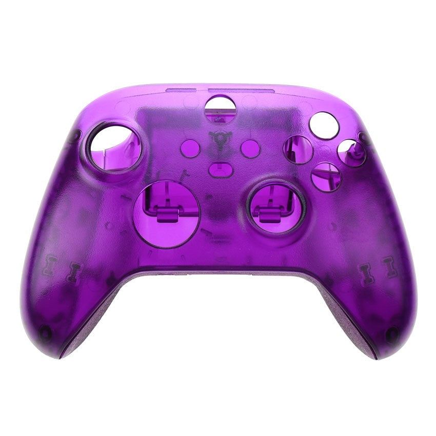 Carcasa de repuesto JCD para controlador Xbox Series X S, carcasa frontal y trasera, cubierta de placa frontal superior e inferior