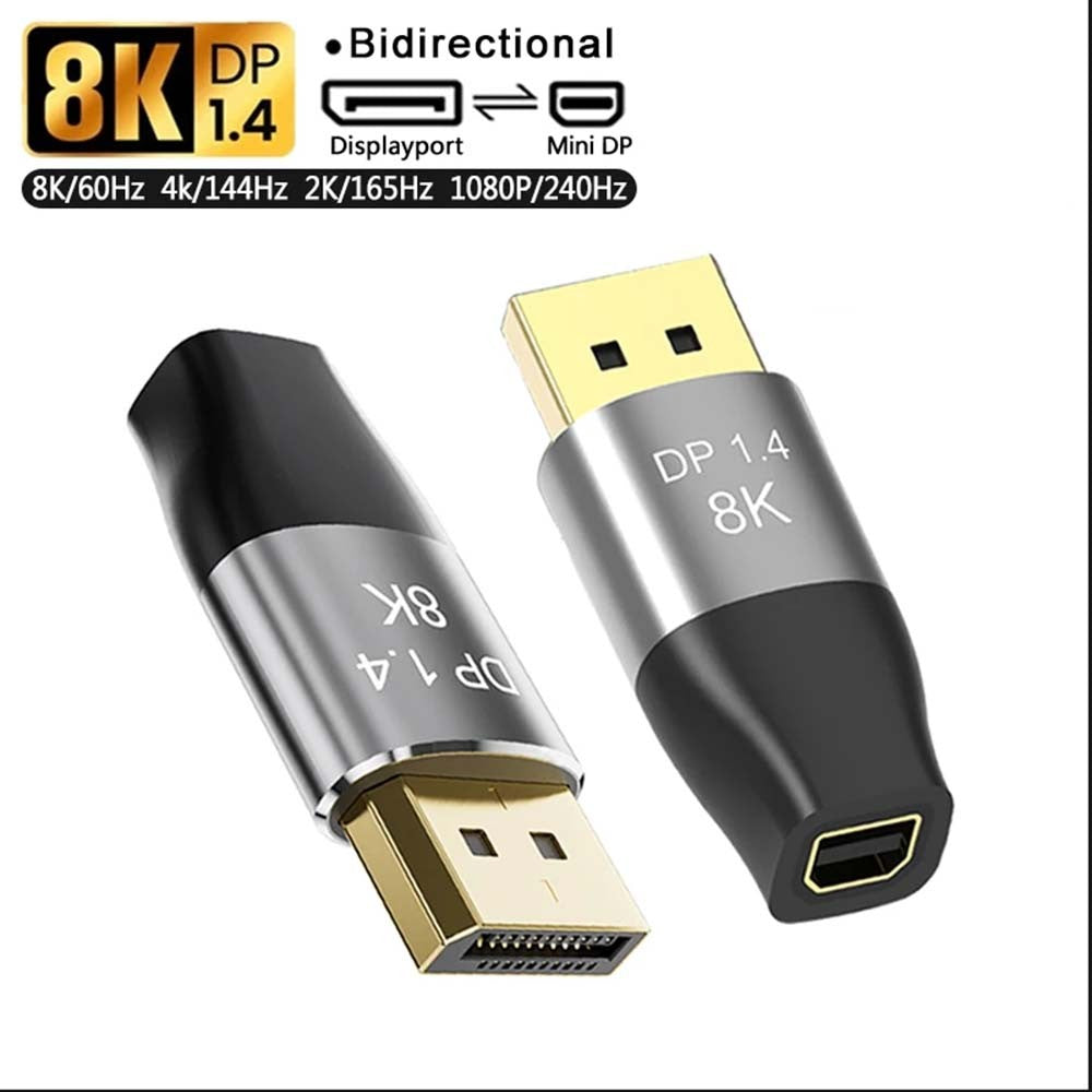 Adaptador HDMI 2,1 90 grados 270 grados HDMI macho a hembra 8K 60Hz 4K 120Hz 48Gbps vídeo HDR para ordenador portátil HD TV proyector adaptador
