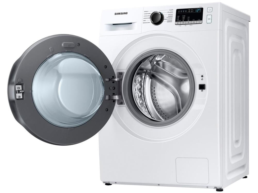 Lavadora Samsung Inverter de 11 kg, Acero Inoxidable, 12 Programas de Lavado, Blanca, WW11T4040BE/AZ - 110V
