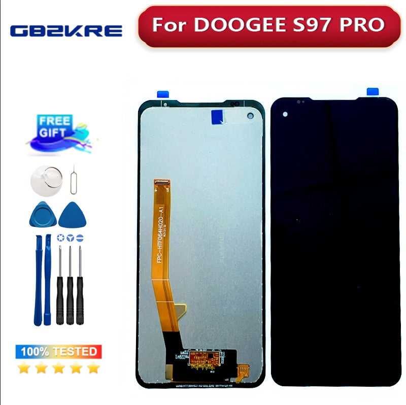 Pantalla LCD Original para Doogee S97 Pro, pantalla LCD, montaje de digitalizador con pantalla táctil, reemplazo de pantalla LCD