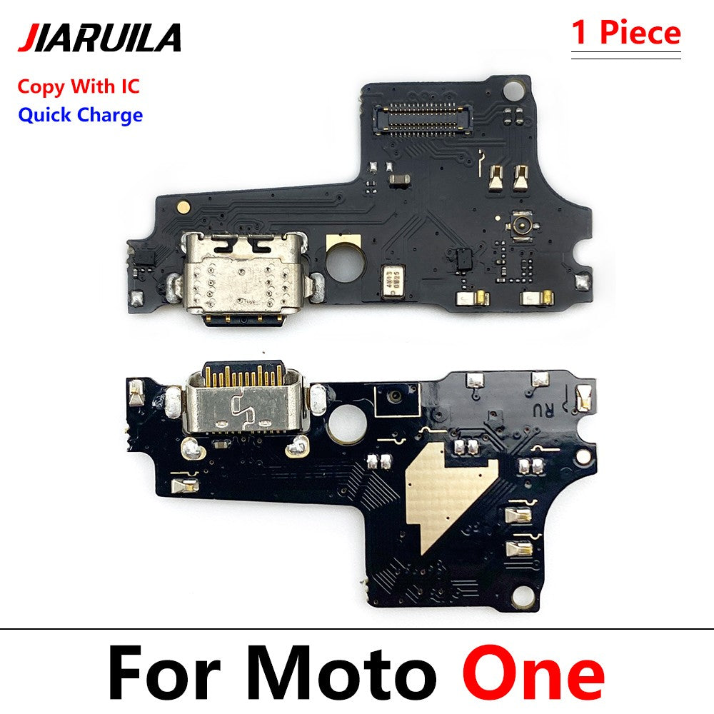 Para Motorola Moto G10 G20 G30 G50 G60 G100 E6 E7 Plus G8 Play G9 Plus conector de carga USB placa de puerto reemplazo flexible
