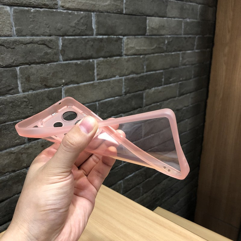 Funda de teléfono con película de lente transparente para MOTO Edge 50Pro Motorola Edge 50 Neo G34 G32 G14 G54 G24 G85 funda trasera de silicona suave