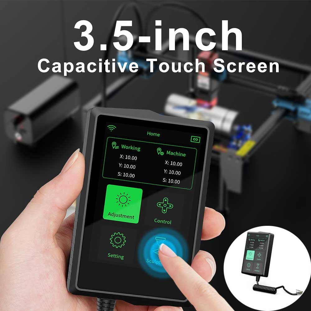Twotrees 3,5 pantalla táctil pantalla portátil de mano para TTS-55 Pro TTS-10 Pro TTS-20 Pro grabador láser controlador de grabado TTS