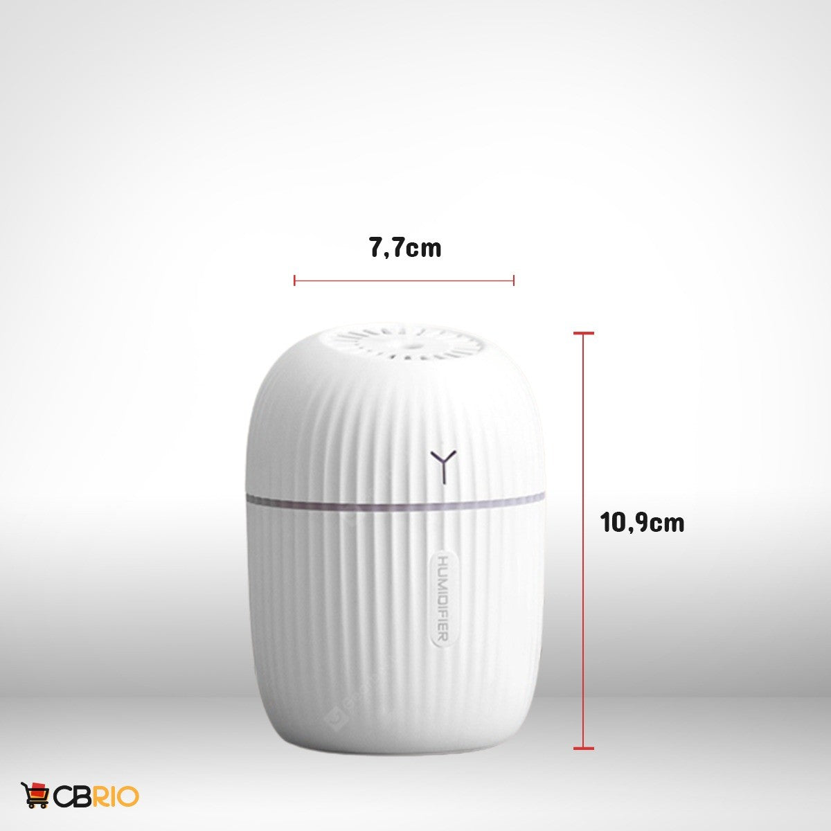 Humidificador de aire ultrasónico con Led Q8