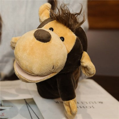 Juguetes de Peluche, Marionetas de Dedo, Muñecas Kawaii, Juguetes Educativos para Bebés, León, Elefante, Conejo, Mono, Regalo para Niños