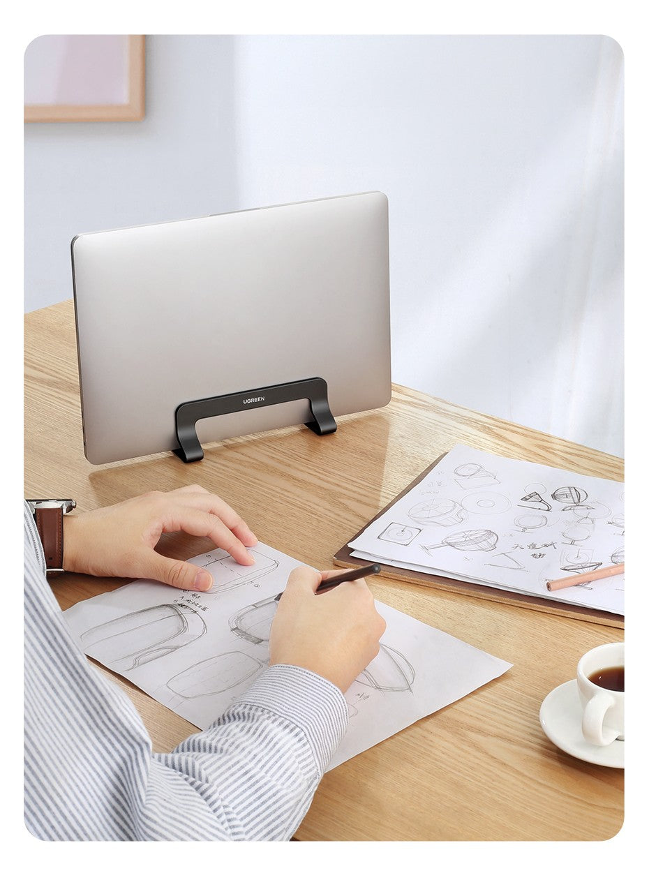 UGREEN-soporte Vertical para ordenador portátil, accesorio de aluminio para MacBook Pro, tableta y teléfono