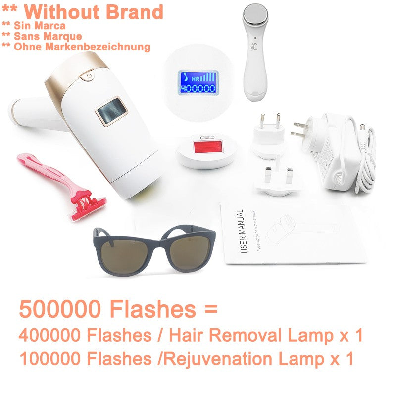 Lescolton-Depiladora láser IPL, máquina de depilación 1300000 pulsos, con pantalla LCD, T009i, permanente, cortadora de vello para bikini, depilador eléctrico