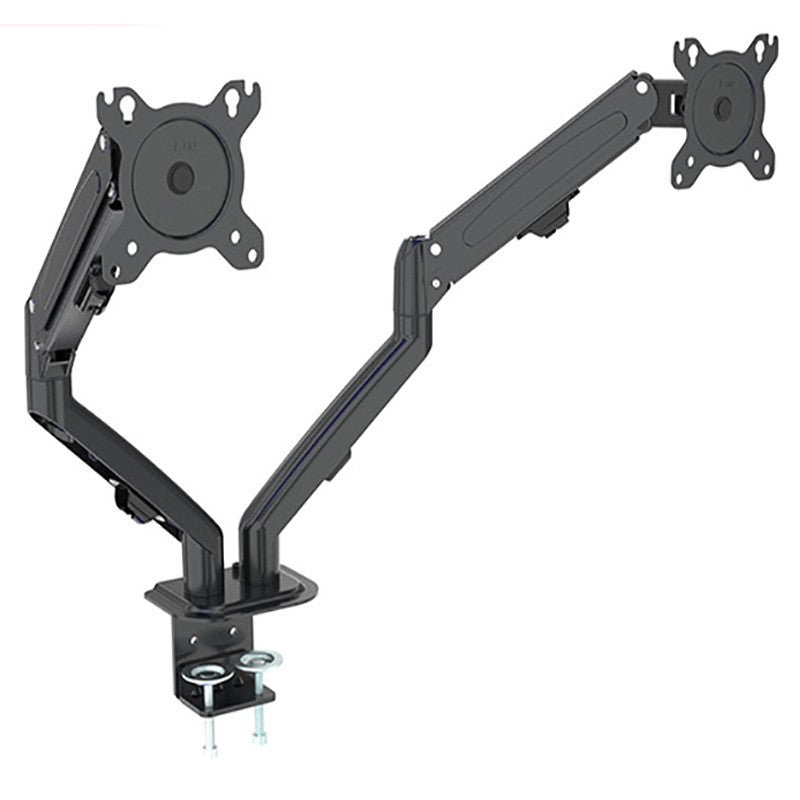 Hyvarwey-Soporte de escritorio para Monitor Dual G08-24, montaje para pantallas LCD de 13 a 27 pulgadas, rotación e inclinación, ajuste de dos brazos