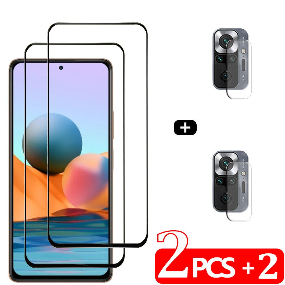 Frontal Vidrio Templado Para Xiaomi Redmi Note 15 14 10 11 12 13 Pro 5G Protectores de Pantalla Redmi Note 12S 11S 10S Película Protectora Note10 S Película Note11 Glass Redmi Note12 Pro Plus película para de cámara