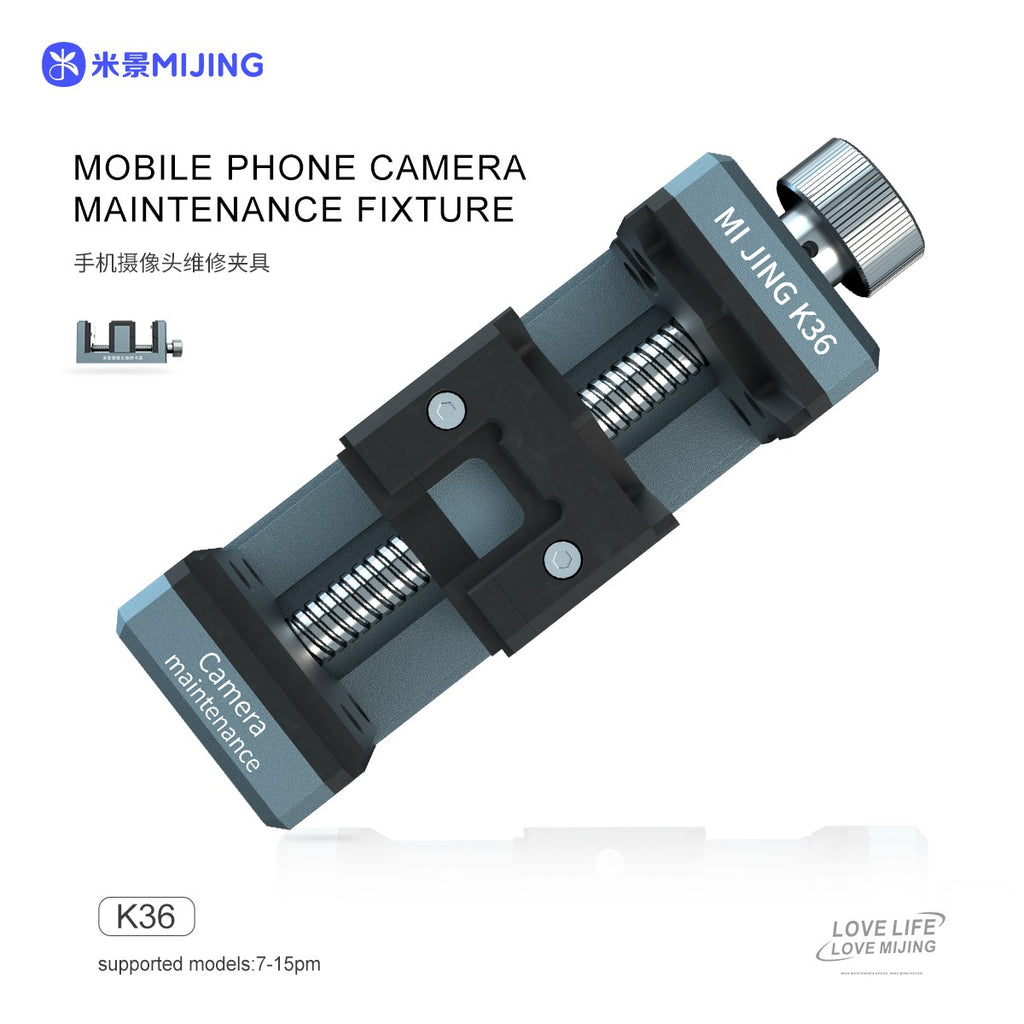 El accesorio de reparación de cámara MiJing K36 se utiliza para desoldar y reparar soldadura de cámaras de teléfonos móviles, herramienta de fijación multiángulo