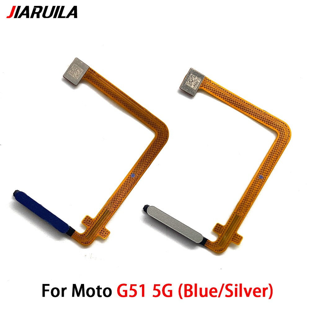 Botón de inicio, Sensor de identificación táctil de huellas dactilares, cinta de Cable flexible, piezas de repuesto para Moto G22 G31 G51 5G G60S G71