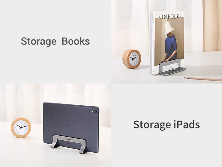 Soporte Vertical para ordenador portátil UGREEN para MacBook Air Pro, soporte plegable de aluminio para portátil, soporte para tableta MacBook Pro