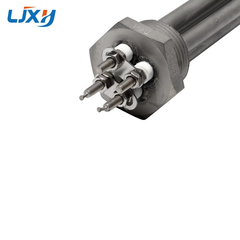 LJXH elemento calentador de agua Solar Tubular, 1 pulgada, NPT/BSP, elemento de calefacción eléctrica, cc 12V/24V/48V, 300W, 600W, todos los 304 S