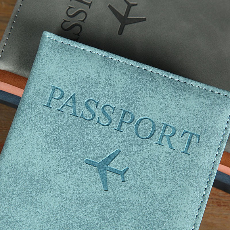 Amante el mapa del mundo cubierta de pasaporte estampado en caliente avión Simple mujeres hombres viaje pasaporte estuche protector moda regalo de boda