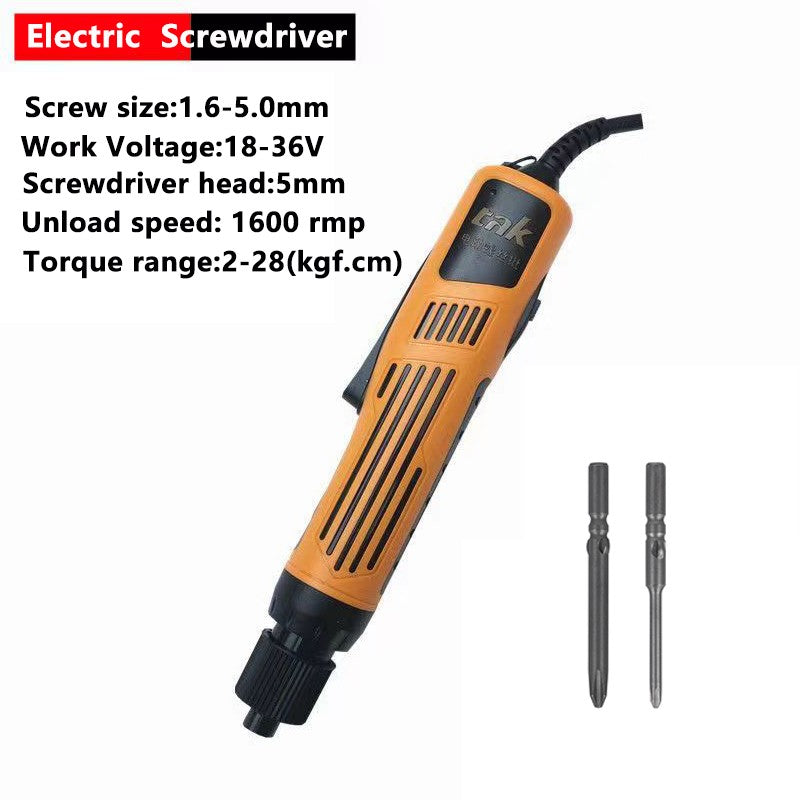 Juego de herramientas eléctricas de 18-36V, destornillador industrial, destornillador semiautomático, Motor de cobre ajustable de torsión apto para puntas de tornillo de 1,2-6mm