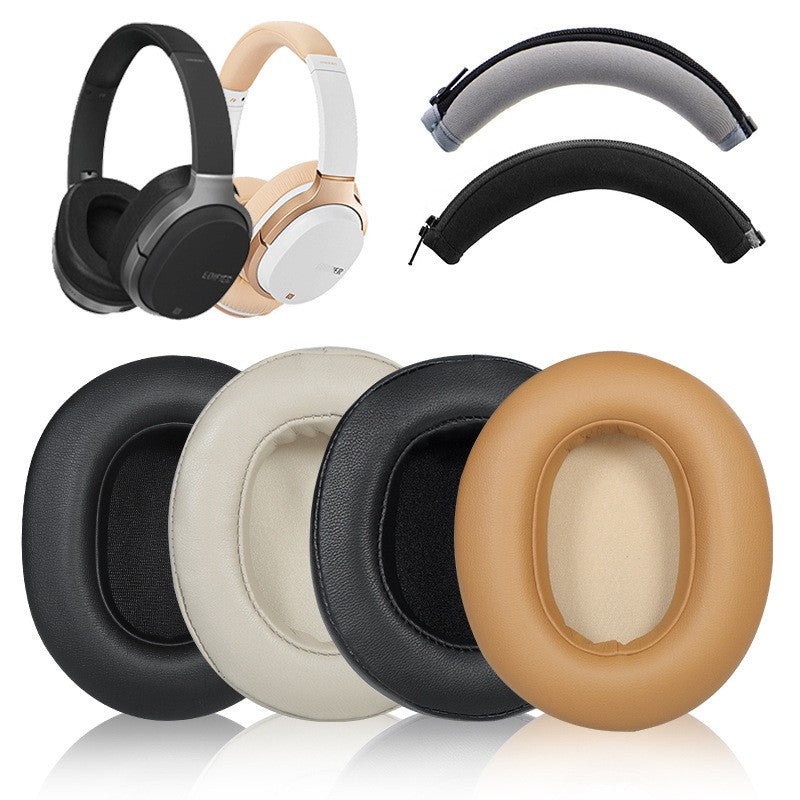 Almohadillas para los oídos EDIFIER W830BT W860NB, funda para auriculares, almohadilla de esponja para haz de cabeza, orejeras de cuero