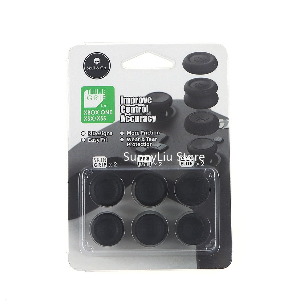 Puños 6 en 1 Skull & Co. Juego de agarre para pulgar FPS CQC, tapa de Joystick, cubierta para mando xbox one/s/serie s x