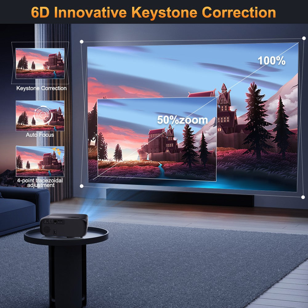 Proyector ThundeaL Full Auto HD 1080P WiFi 6 Android TD97 Pro TD97Pro Proyector