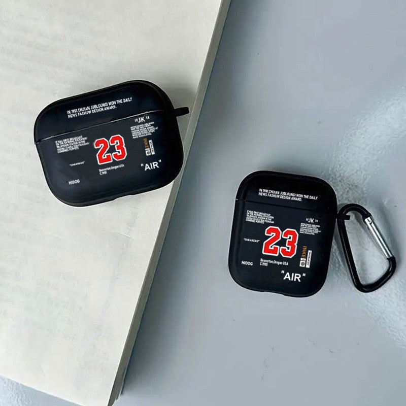 Funda transparente para Airpods negra con estilo, funda para Airpods 4, 2, 3 Pro, 2 generación, funda para Airpod Pro, regalo para auriculares de novio