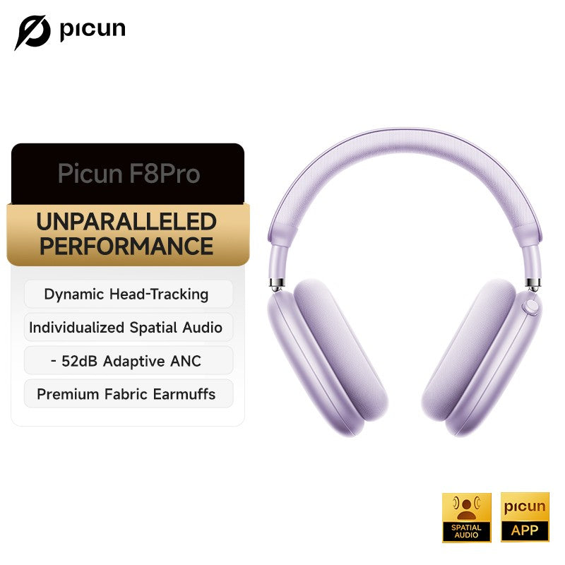 Picun F8 Pro ANC auriculares inalámbricos seguimiento de cabeza Audio espacial 3