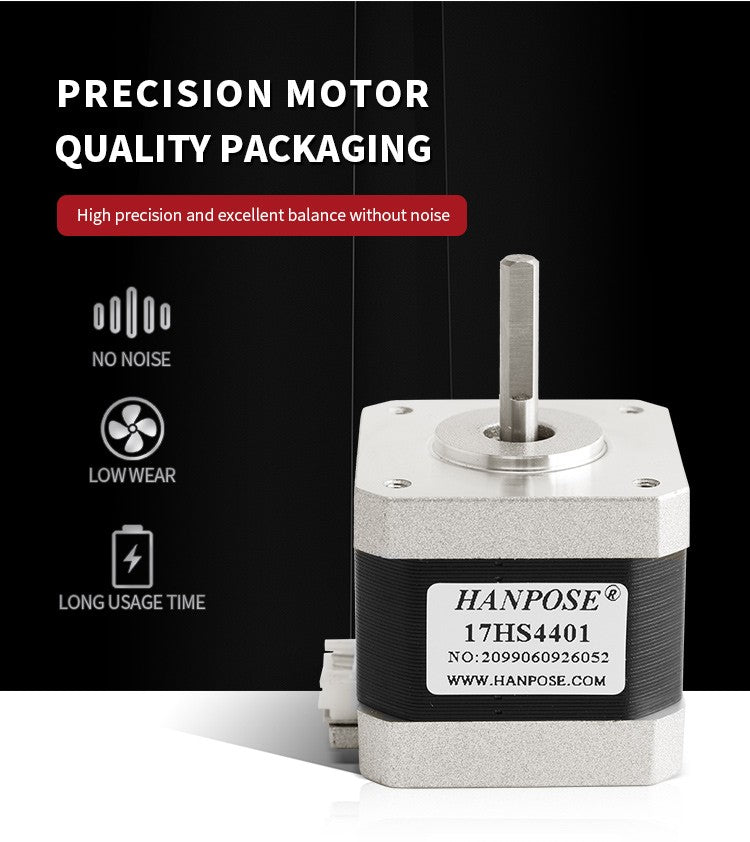 1 Juego de Motor paso a paso NEMA 17 de alta calidad, 4 conductores, 40mm, 1.8A, 40N.CM, 17HS4401, con controlador de motor paso a paso TB6600 para impresora 3D