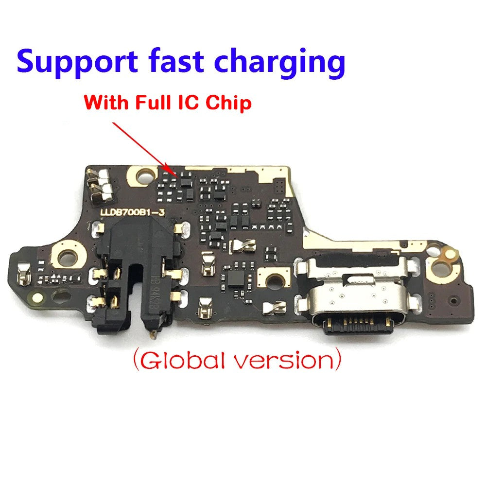 Cargador de placa USB, conector de puerto de carga, Cable flexible para Xiaomi POCO X3 NFC Pro, placa principal flexible