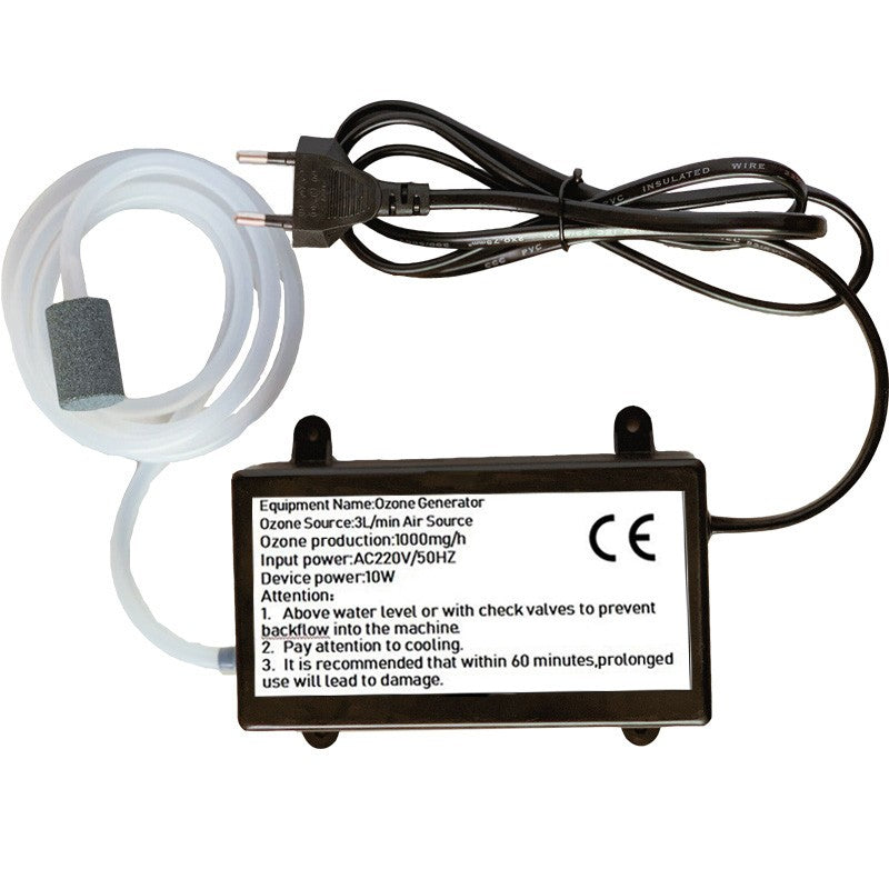 Generador de ozono, ozonizador de 1000mg, purificador de aire y agua, tratamiento de frutas, verduras, tanque de peces, aceite para 220V, enchufe europeo de 110V, enchufe estadounidense