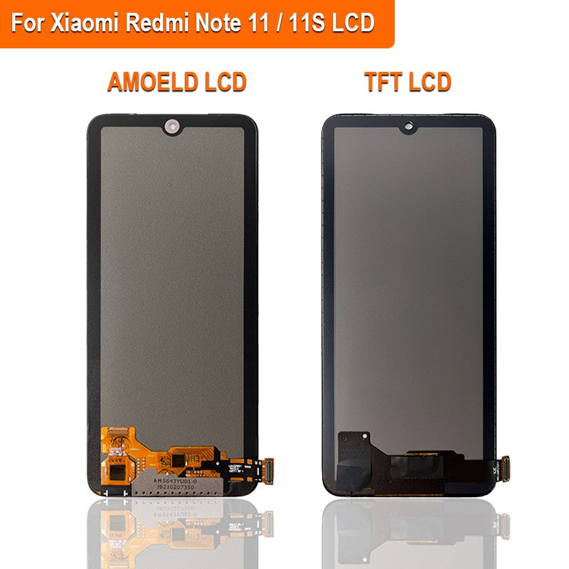 LCD súper AMOLED para Xiaomi Redmi Note 11 LCD 2201117 Asamblea del digitizador de la pantalla táctil de la exhibición LCD de TG para Redmi Note 11S LCD