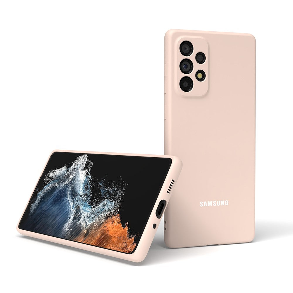 Para Samsung Galaxy A55 A73 A53 A33 A72 A52 A70 A50 A50S A12 funda trasera de silicona líquida para teléfono funda protectora