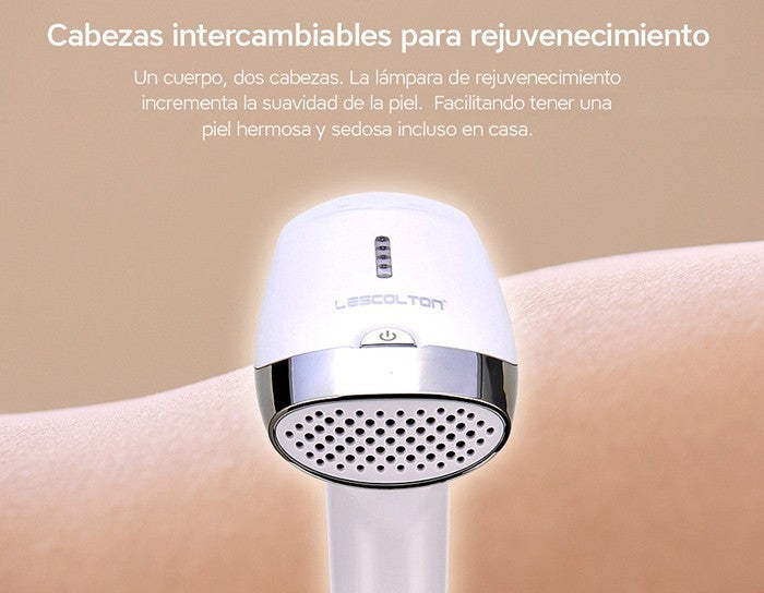 Lescolton 2in1 de depilación láser IPL máquina depiladora láser depilación permanente Bikini Trimmer eléctrico depilador un láser