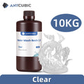 ANYCUBIC-resina de lavado de agua para impresora 3D LCD, alta precisión, bajo olor, baja viscosidad, impresión 3D, fotopolímero estándar, 10KG