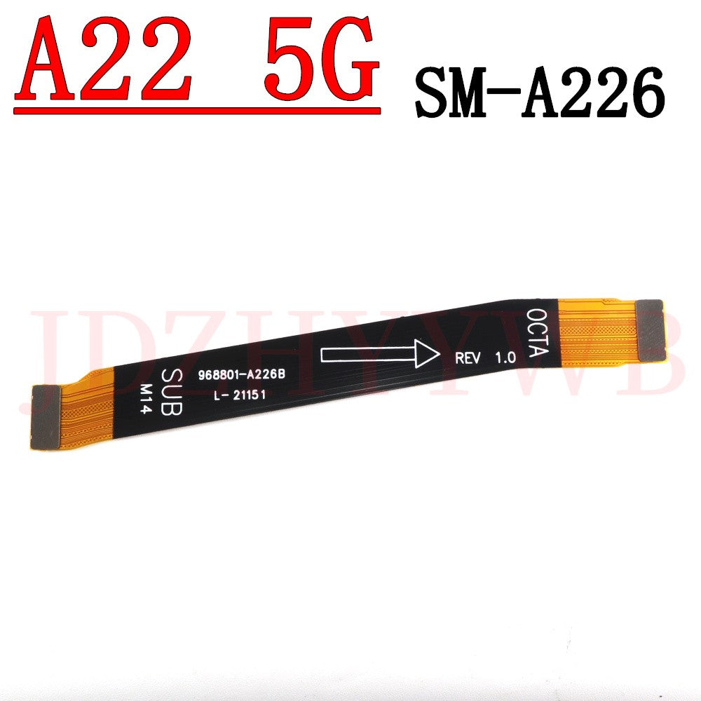 Puerto de carga USB, conector Jack Dock, placa de carga para Samsung Galaxy A22 5G SM-A226B A226B/DS, Cable flexible principal de placa base