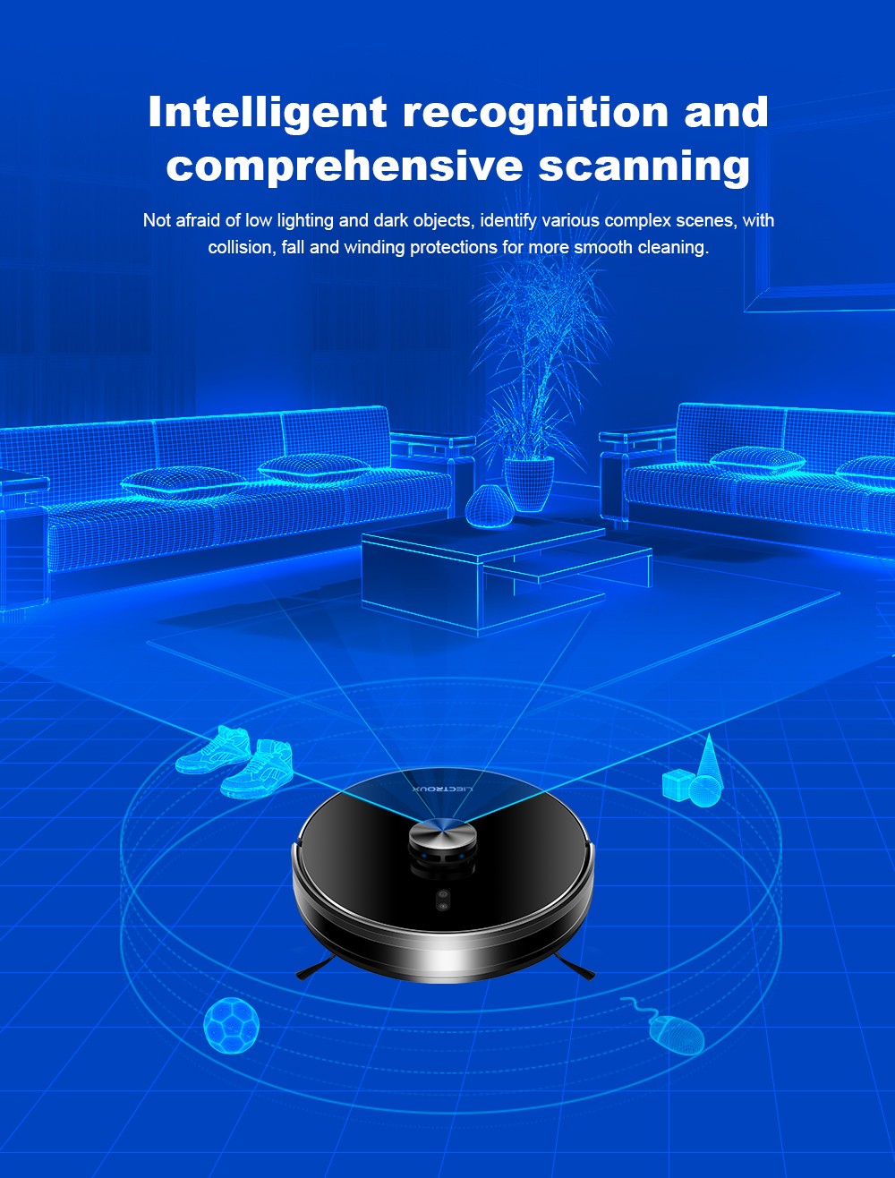 (código promocional: AEGG66)) Robot aspirador Liectroux X6,navegación láser Lidar,6500 pa,mapa de varios pisos,trapear,zona de exclusión de aplicaciones,área selectiva,reanudación de punto de interrupción