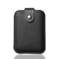 Funda de cuero con funda para banco de energía para iPhone 13, funda para batería externa Magsafe