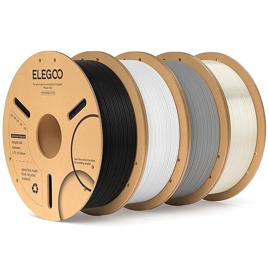 ELEGOO 1kg 1,75mm filamento PLA plástico 3D PLA para impresora 3D Material consumible para impresora 3D NEPTUNE 3 PRO FDM