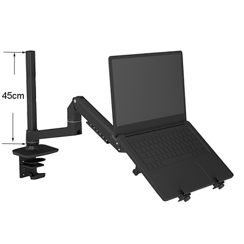 Soporte de escritorio de aleación de aluminio V62CT, soporte de Monitor de doble uso de 17-27 pulgadas, soporte para ordenador portátil de 17 pulgadas, brazo de resorte mecánico
