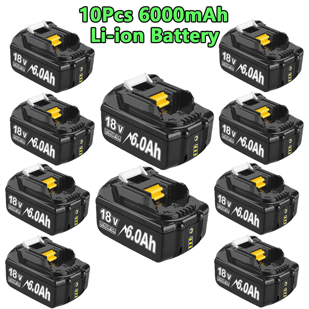 Para Makita BL1830 18V batería 6000mAh batería recargable 18V BL1830 BL1815 BL1860 BL1840 batería de herramienta eléctrica de repuesto