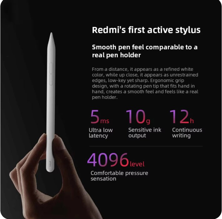 Original Xiaomi Redmi Pad 2 lápiz óptico Redmi Pad Pro tableta 4096 nivel sentido dibujo escritura Redmi Smart Pen Xiaomi Smart Pen