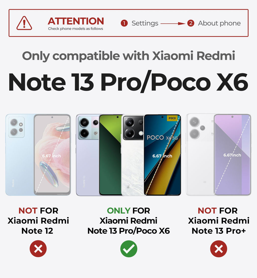 Funda Resistente a Impactos para Redmi Note 13 Pro 5G con Cubierta Deslizante Integrada para la Cámara y Protector de Pantalla Integrado con Soporte