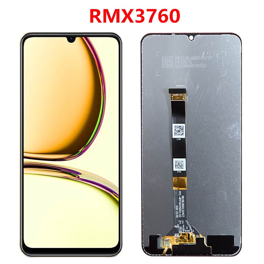 Pantalla LCD IPS de 6,74 pulgadas para Realme C53, Sensor de pantalla táctil, montaje digitalizador, reemplazo para Realme C53 LCD con fama RMX3760