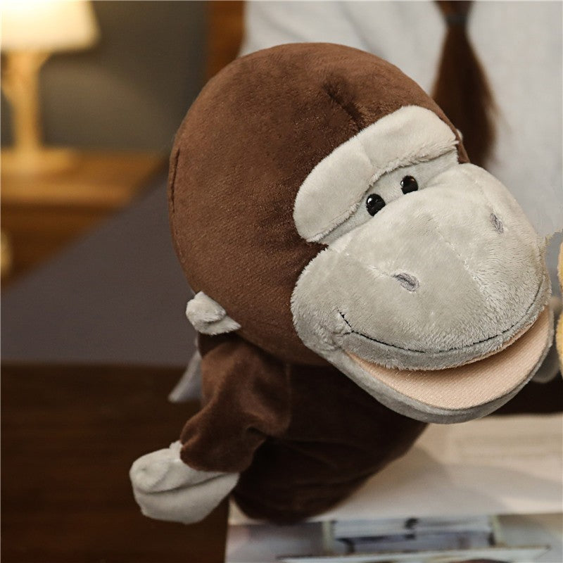 Juguetes de Peluche, Marionetas de Dedo, Muñecas Kawaii, Juguetes Educativos para Bebés, León, Elefante, Conejo, Mono, Regalo para Niños