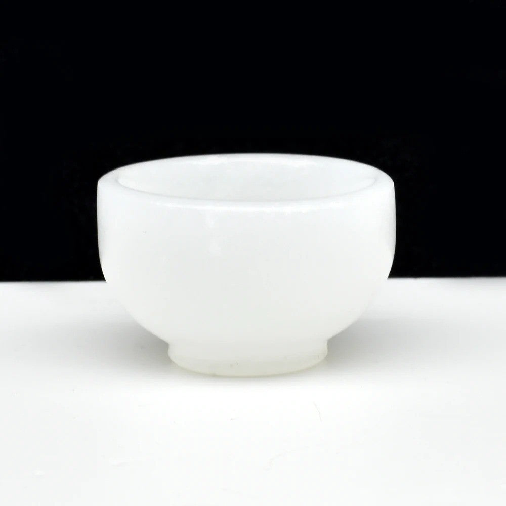Cuenco de Jade de cristal Natural, taza de cristal, cuenco de Jade de coliflor, taza de cristal de cuarzo Natural, de desmagnetización cuenco, piedra curativa de Reiki, 1PC