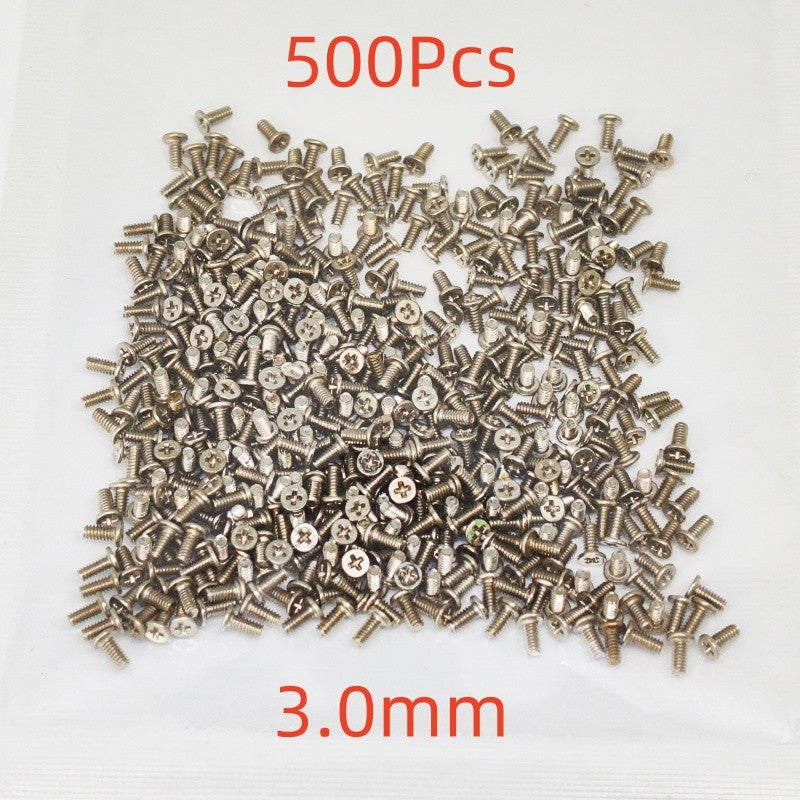 100 unids/lote 3,0mm 3,5mm tornillos para Samsung Galaxy S22 S3 S4 S5 S6 S7 S8 S9 S10 S20 S21 A11 A71 Note 20 10 9 8 tornillo de teléfono