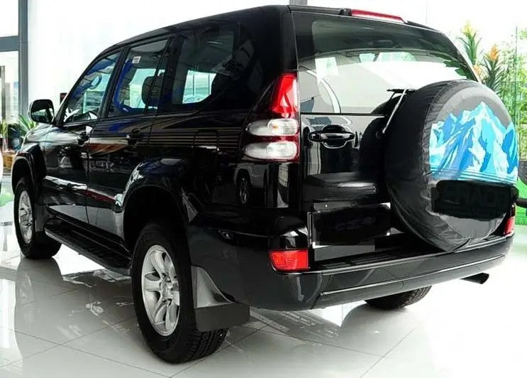 4 Uds. De goma exterior cromada o negra para ventanas Lexus GX470 2003-2009, sello de burlete para Land Cruiser Prado 120 75711-60061