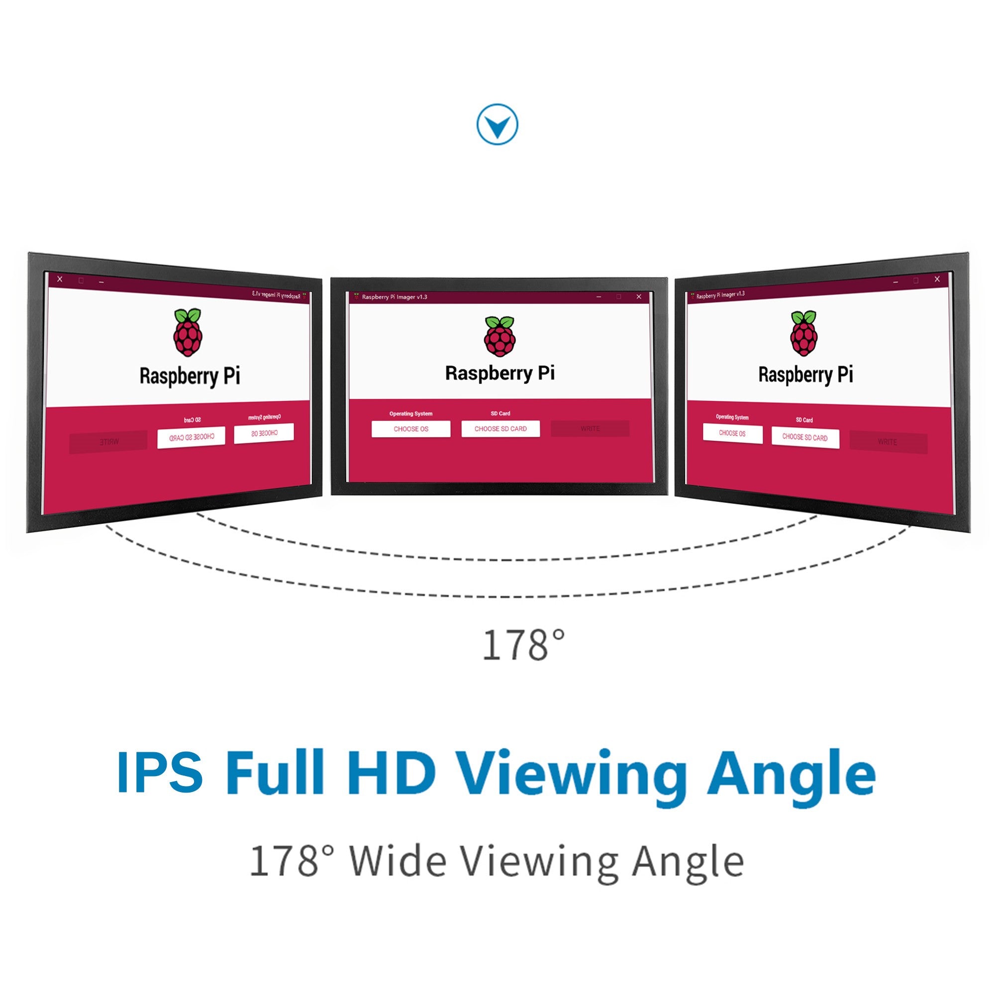 LCD1024x600 Monitor LCD HDMI de 7 pulgadas, adecuado para dispositivos de cámara/monitor/proyector, conexión AV/VGA/CC multiinterfaz