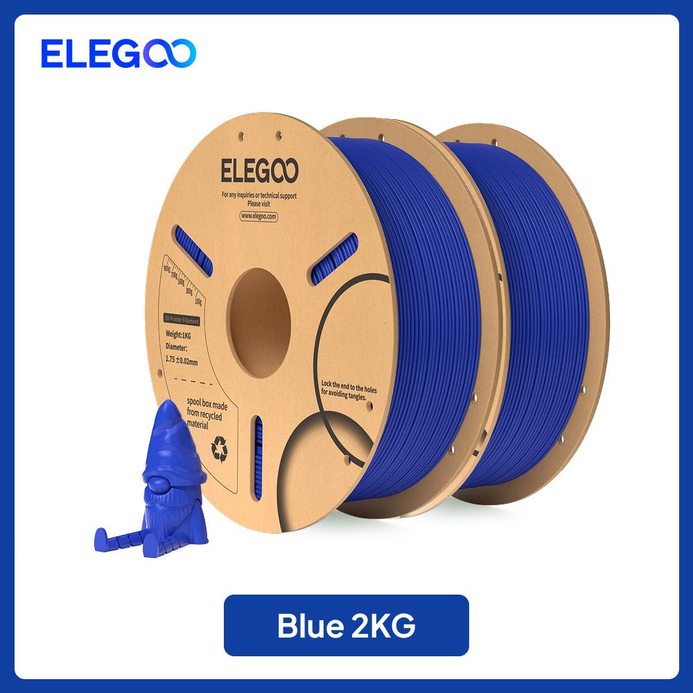 ELEGOO 1kg 1,75mm filamento PLA plástico 3D PLA para impresora 3D Material consumible para impresora 3D NEPTUNE 3 PRO FDM