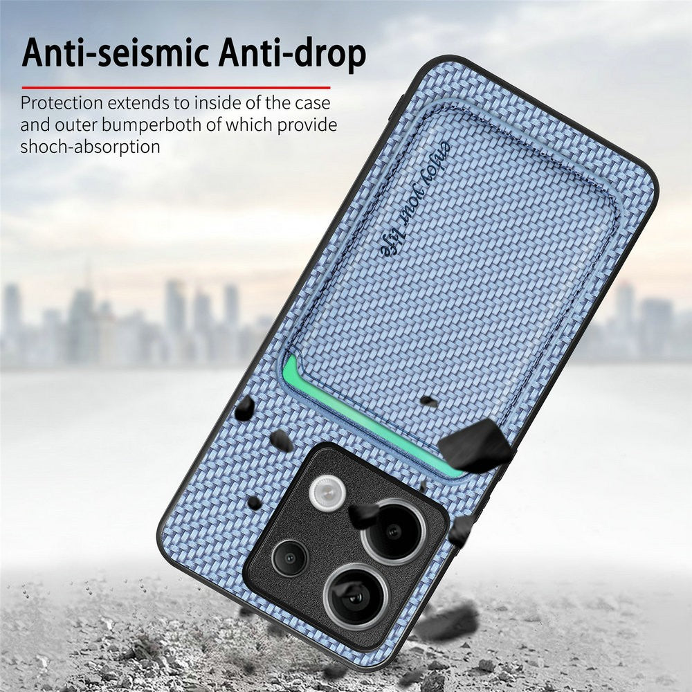 Funda de Cuero Desmontable 2 en 1 con Imán para Xiaomi Redmi Note 15 5G 4G, Funda con Ranuras para Tarjetas, Carcasa Trasera para Redmi Note 14 Pro Plus 13 14C