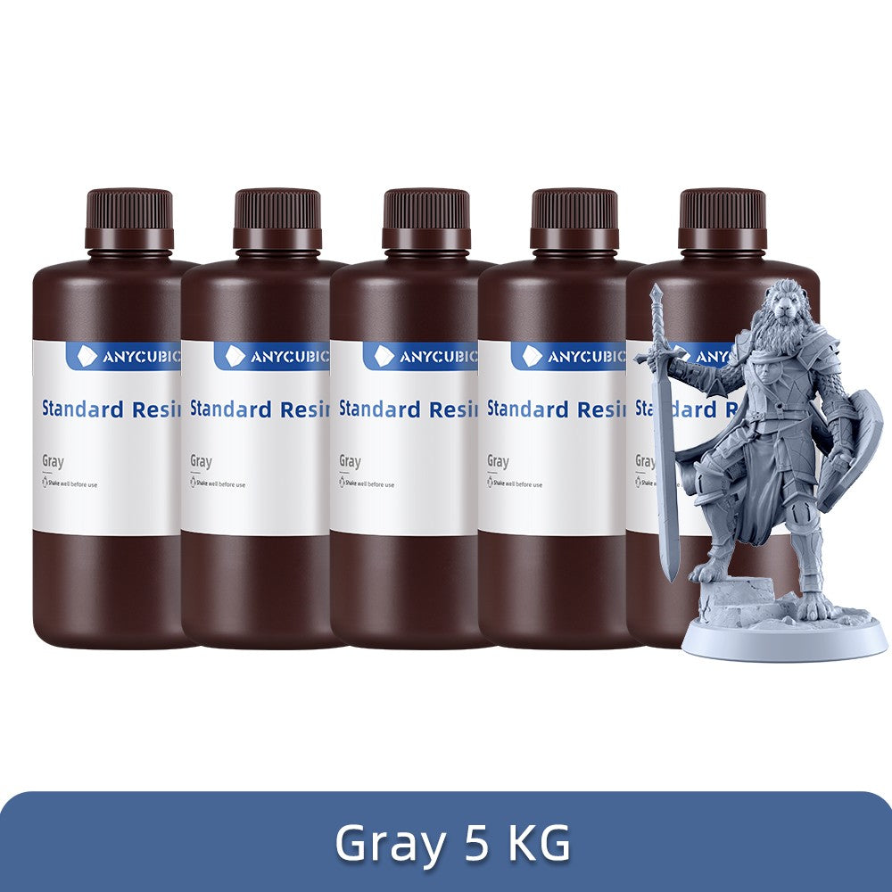 ANYCUBIC 5KG/10KG 405nm resina estándar UV/resina estándar V2 para impresora 3D Photon Mono 4 resina de impresión 3D resina sensible a los rayos UV